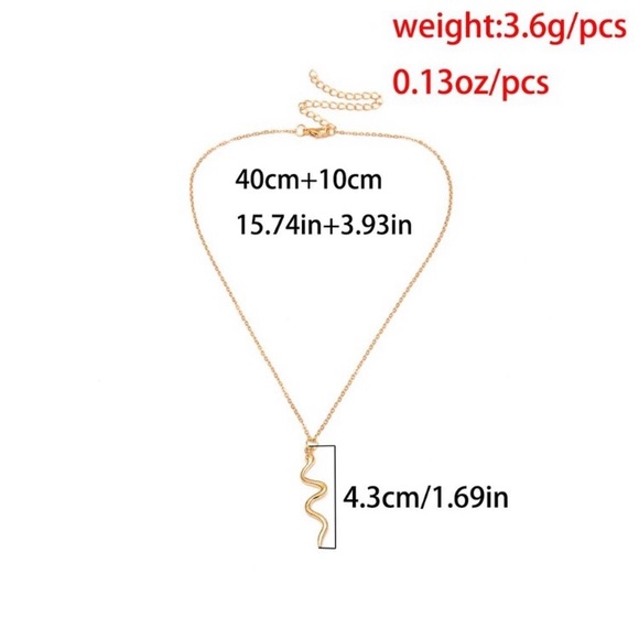 🆕 Snake Charmer Statement Necklace - Picture 3 of 5